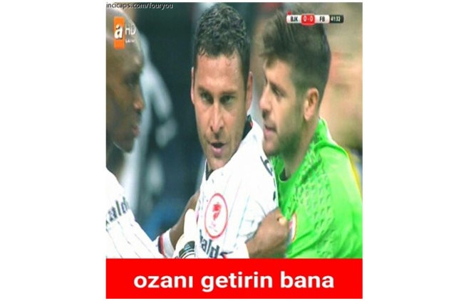 Beşiktaş - Fenerbahçe derbi capsleri...