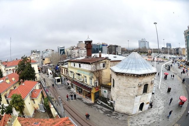 İşte cami yapılınca Taksim'in görünüşü