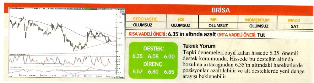 22 hisselik teknik analiz