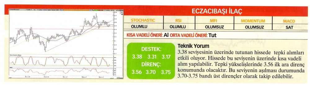 22 hisselik teknik analiz