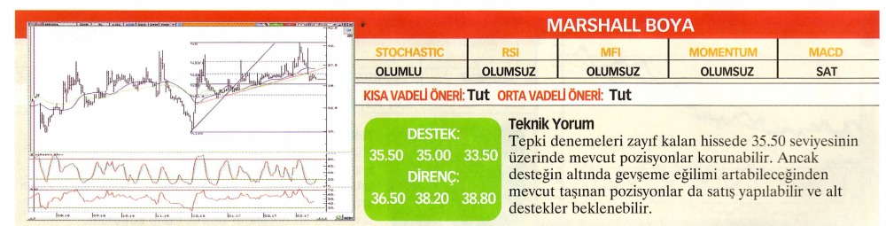 22 hisselik teknik analiz