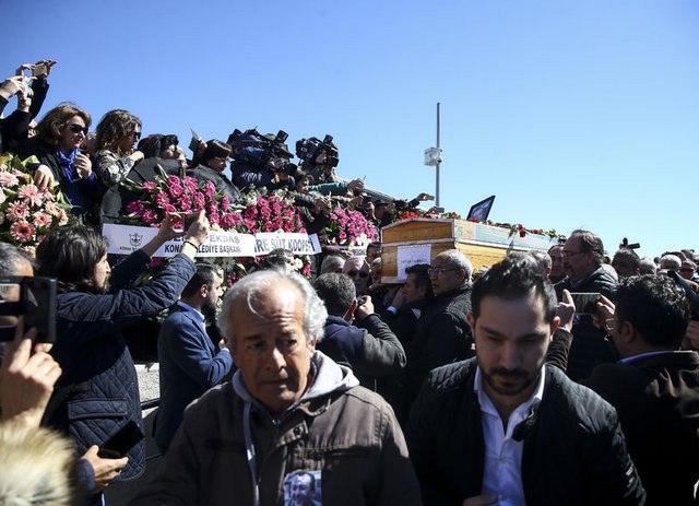 Tayfun Talipoğlu'nun cenaze töreninden kareler