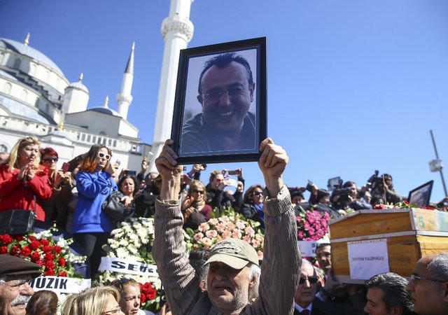 Tayfun Talipoğlu'nun cenaze töreninden kareler