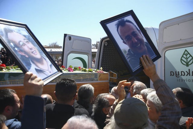 Tayfun Talipoğlu'nun cenaze töreninden kareler