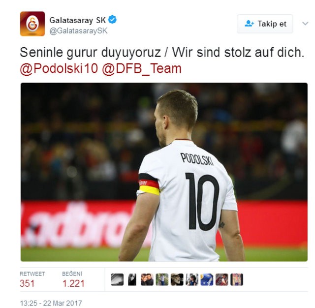 Lukas Podolski, Almanya Milli Takımı'na veda etti