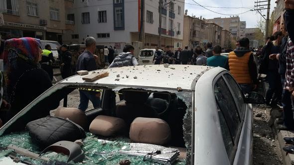 Diyarbakır'da şiddetli patlama