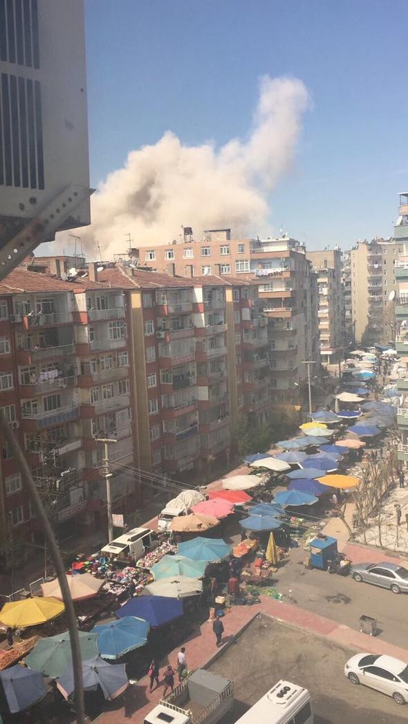 Diyarbakır'da şiddetli patlama