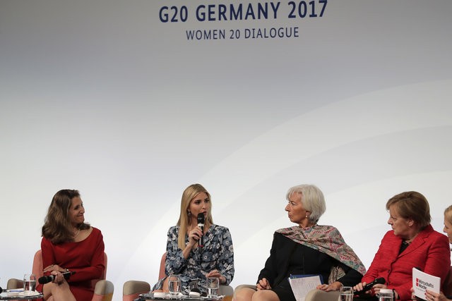 Ivanka Trump'a Berlin'de büyük şok