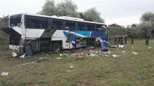 Ankara'daki korkunç kazadan ilk görüntüler