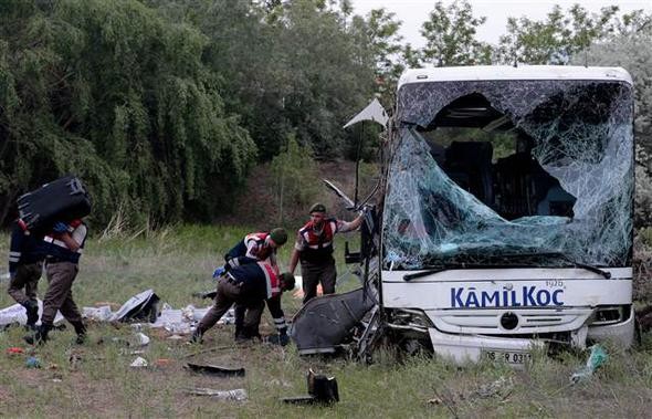 Ankara'daki korkunç kazadan ilk görüntüler