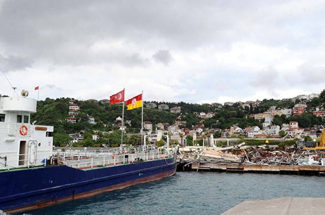 İşte Galatasaray Adası'nda yıkımdan ilk kareler