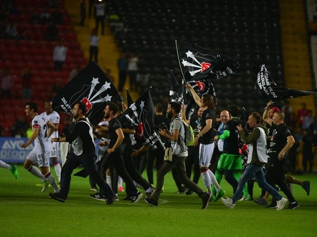 Gaziantep'te Beşiktaş'ın şampiyonluk coşkusu