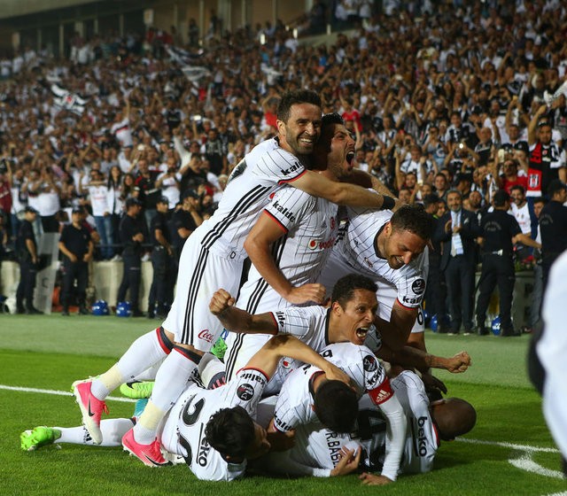 Gaziantep'te Beşiktaş'ın şampiyonluk coşkusu