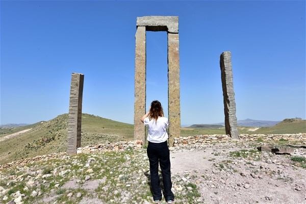 Kapadokya'nın uzaydan görülen heykelleri