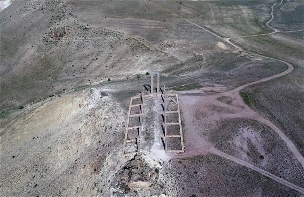 Kapadokya'nın uzaydan görülen heykelleri