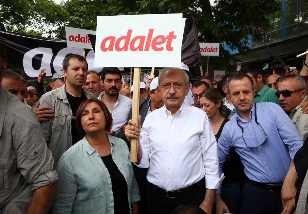 İşte Kılıçdaroğlu'nun adalet yürüyüşünden ilk görüntüler