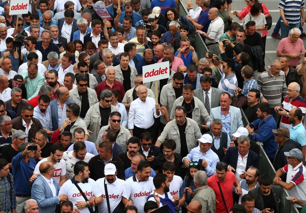 İşte Kılıçdaroğlu'nun adalet yürüyüşünden ilk görüntüler