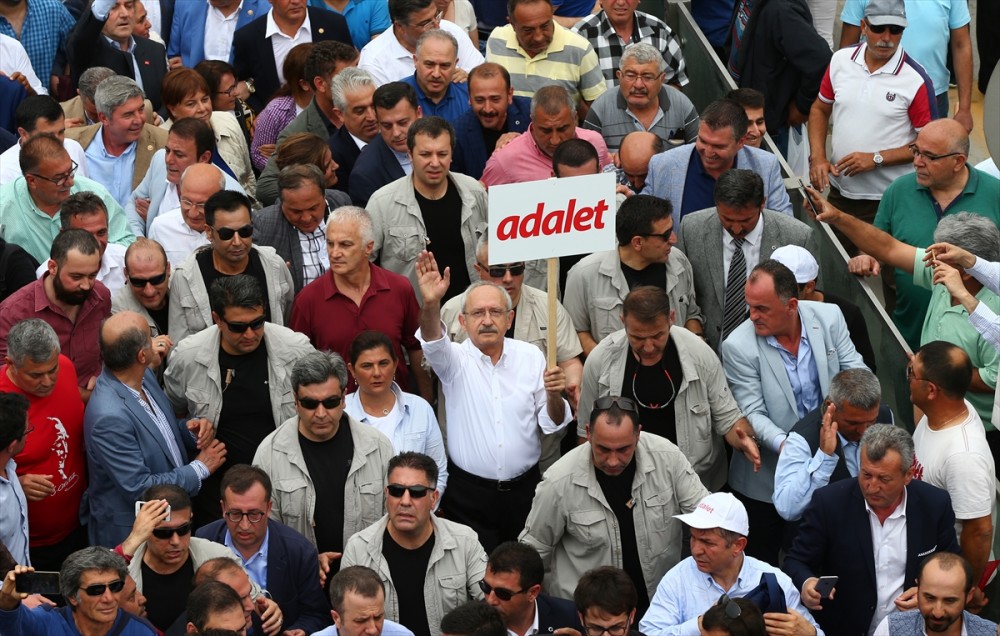 İşte Kılıçdaroğlu'nun adalet yürüyüşünden ilk görüntüler