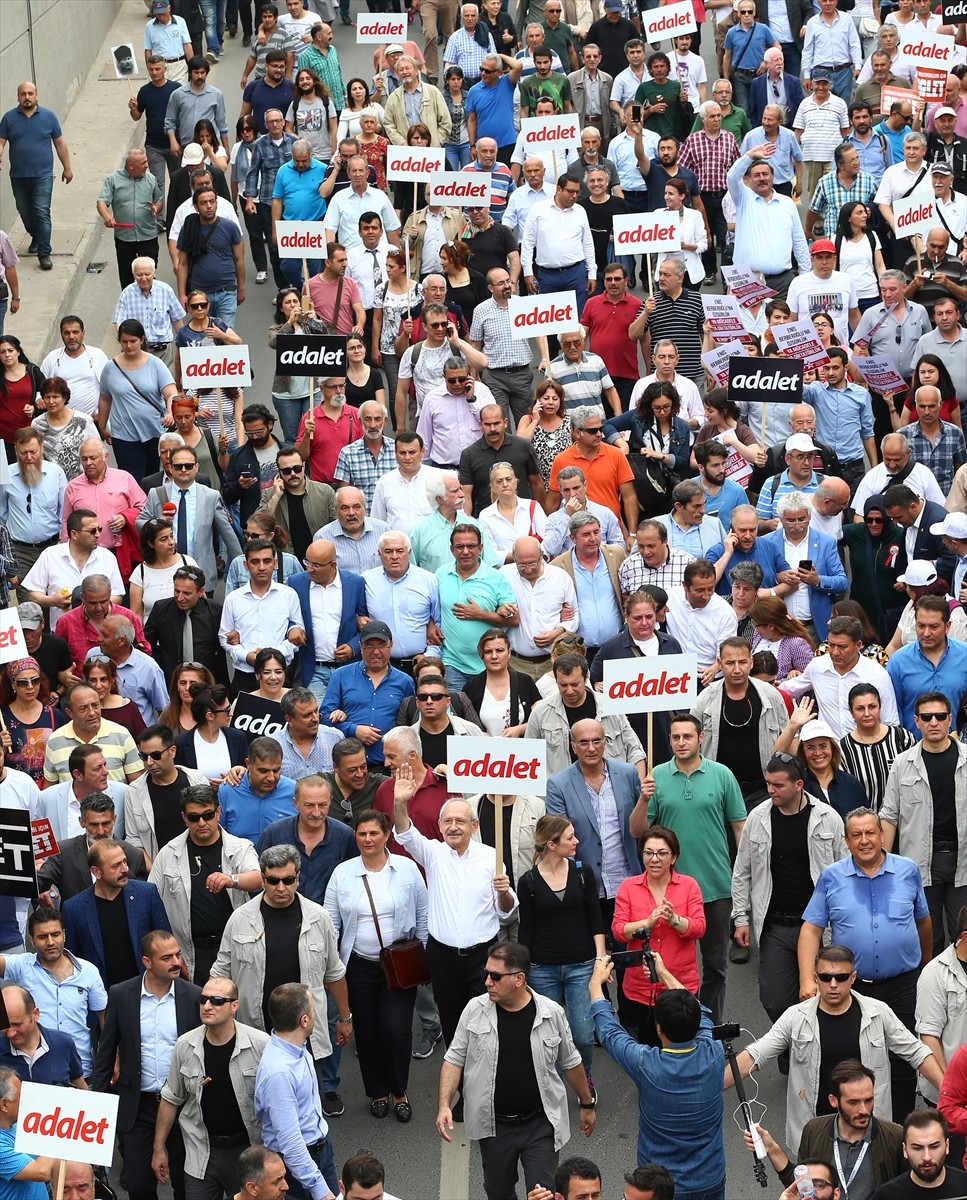 İşte Kılıçdaroğlu'nun adalet yürüyüşünden ilk görüntüler