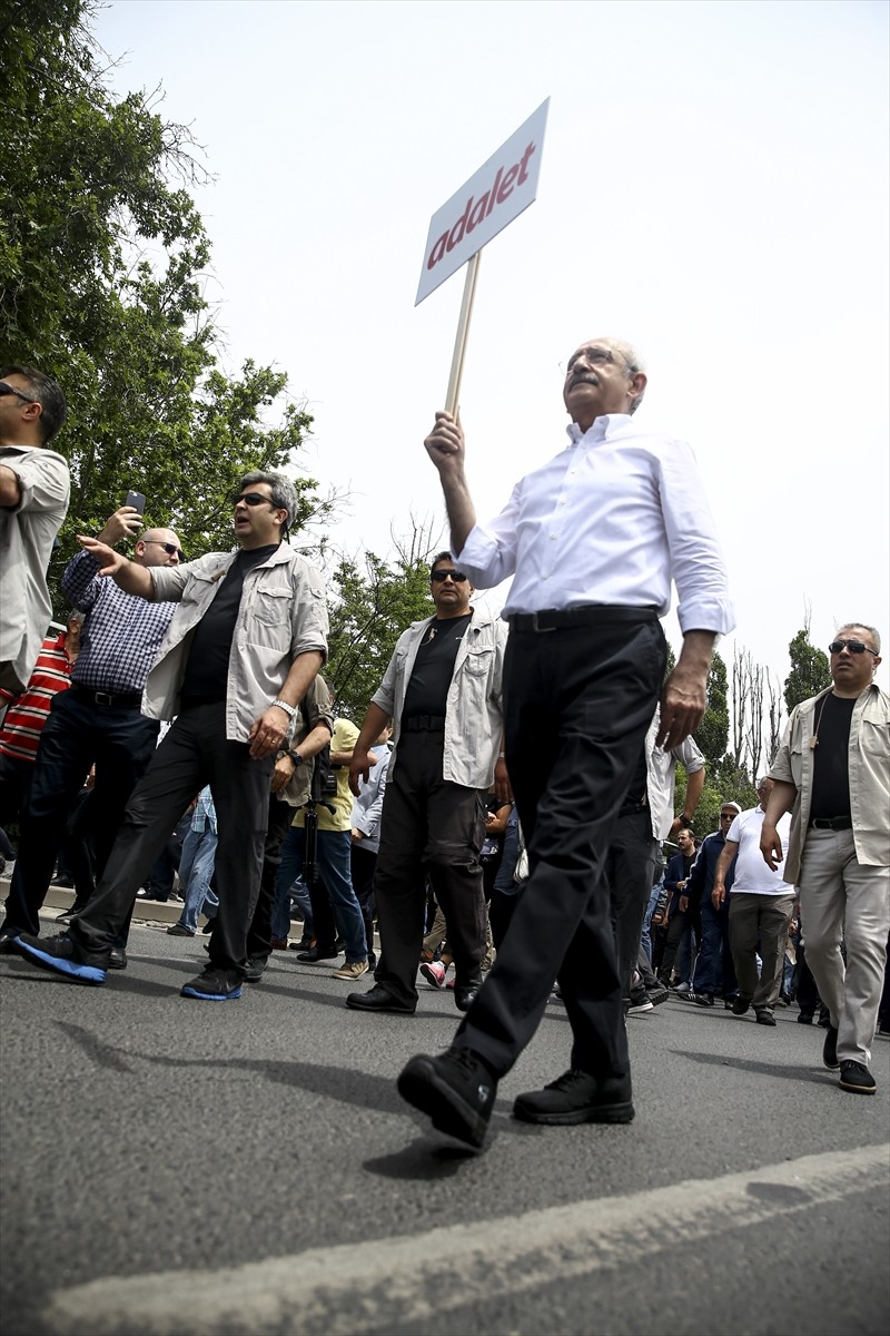 İşte Kılıçdaroğlu'nun adalet yürüyüşünden ilk görüntüler