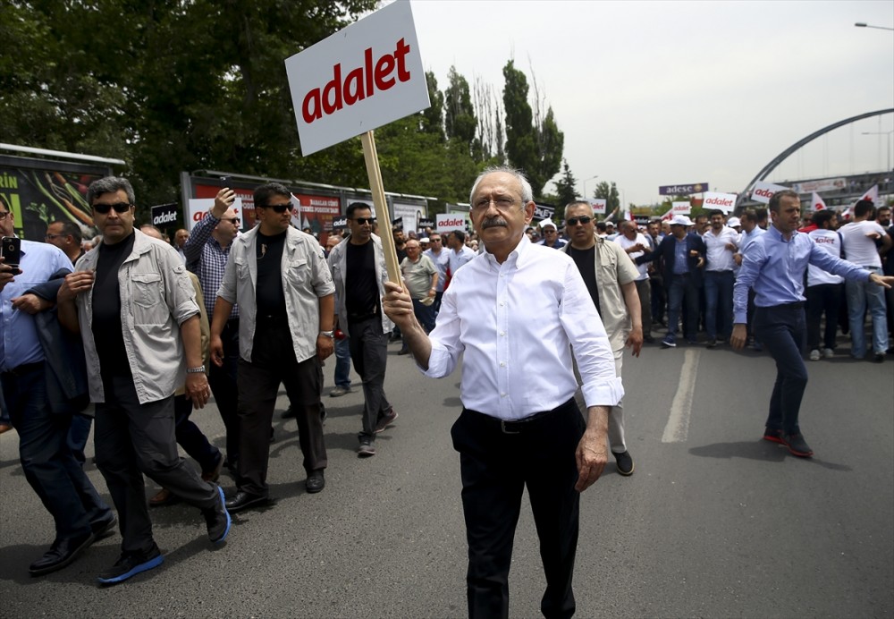 İşte Kılıçdaroğlu'nun adalet yürüyüşünden ilk görüntüler