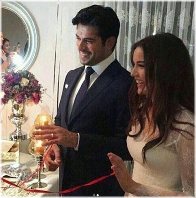 Evcen ve Özçivit'in düğününden ilk kareler