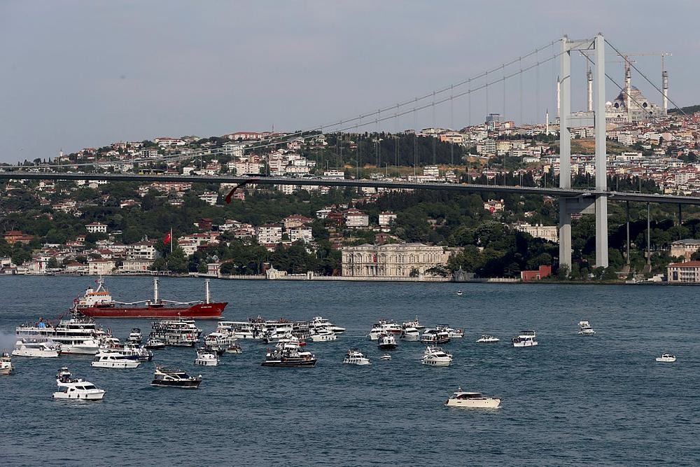 Beşiktaş şampiyonluğunu kutluyor