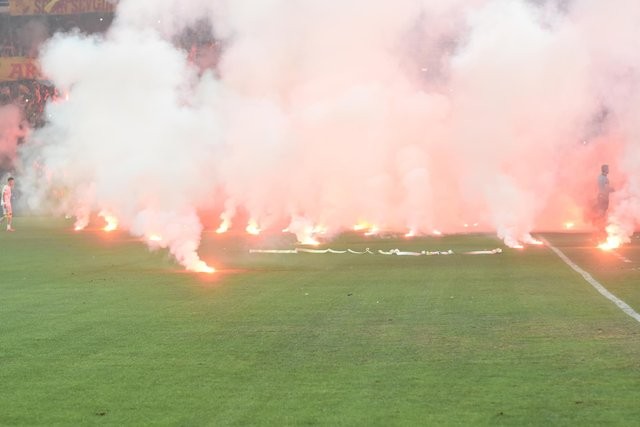 Eskişehirspor - Göztepe finalinde oyunun durduğu anlar!