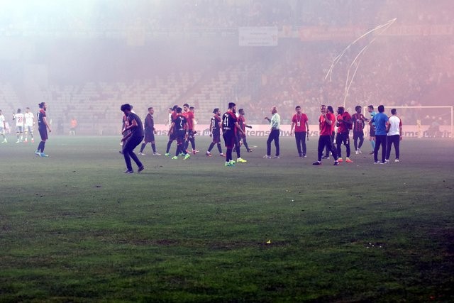 Eskişehirspor - Göztepe finalinde oyunun durduğu anlar!