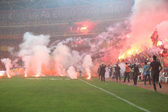 Eskişehirspor - Göztepe finalinde oyunun durduğu anlar!