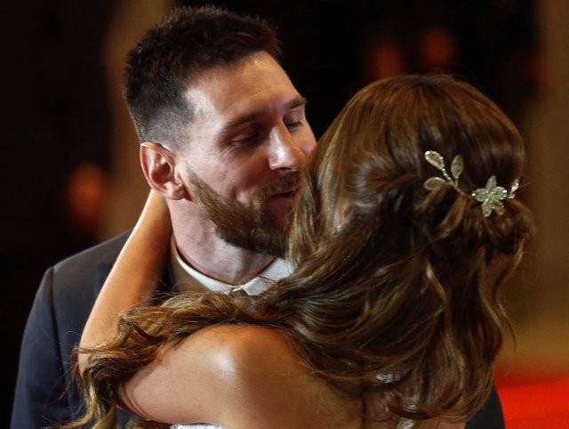 Lionel Messi ve Antonella Roccuzzo düğününden muhteşem kareler