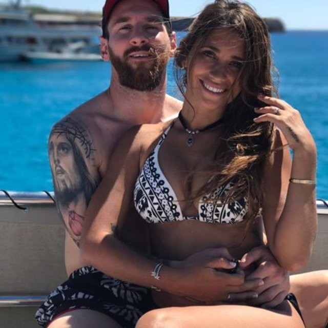 Lionel Messi ve Antonella Roccuzzo düğününden muhteşem kareler