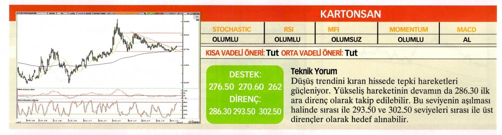 22 hisselik teknik analiz