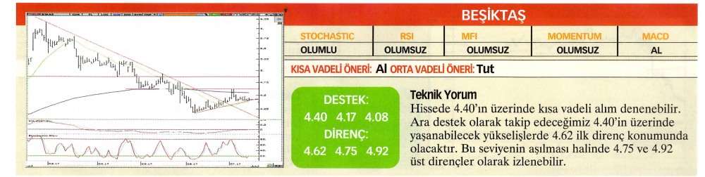 22 hisselik teknik analiz