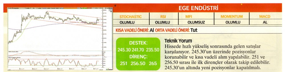 22 hisselik teknik analiz