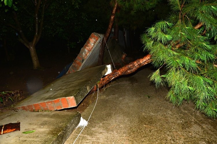 Çanakkale'de yaşanan sel felaketinin görüntüleri