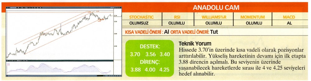 22 hisselik teknik analiz