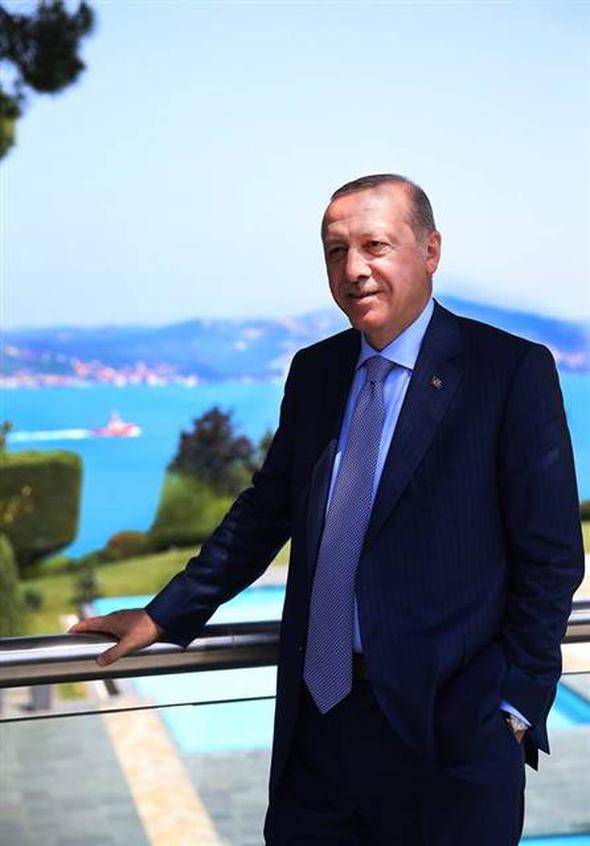 Erdoğan'dan özel pozlar