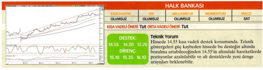 22 hisselik teknik analiz