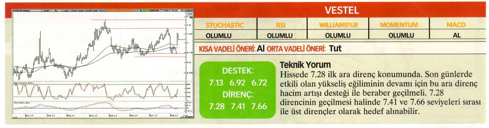 22 hisselik teknik analiz