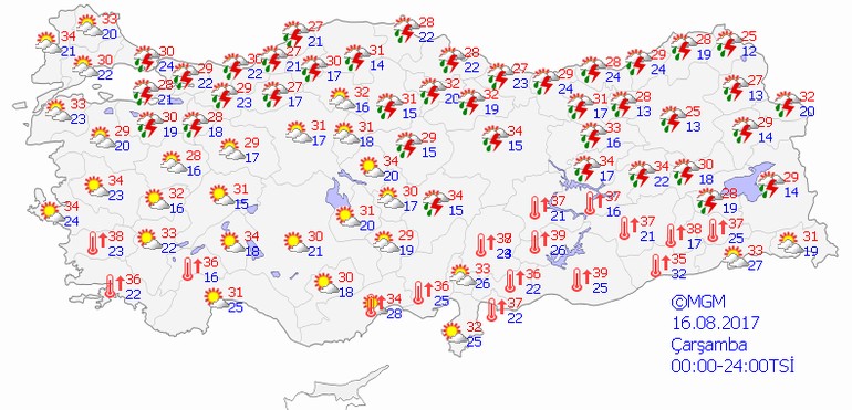 Meteoroloji uyardı... Sağanak geliyor...