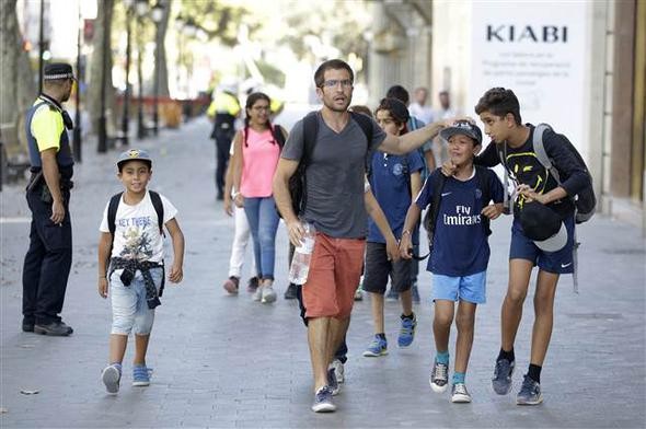 Barcelona'daki terör saldırısından ilk görüntüler