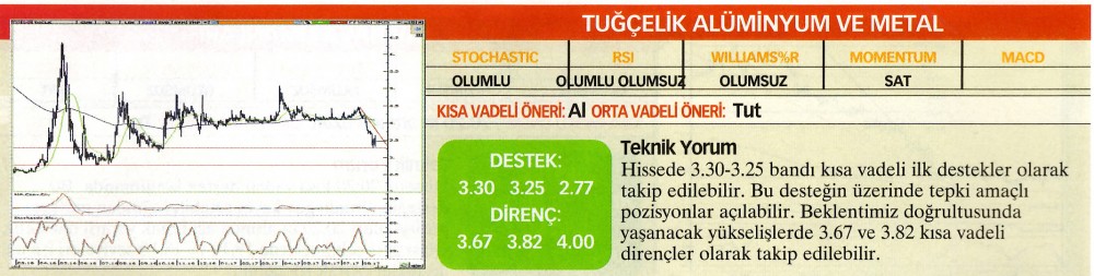 22 hisselik teknik analiz