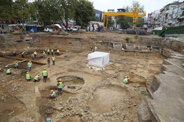 Beşiktaş'taki metro çalışmalarında bakın ne keşfettiler