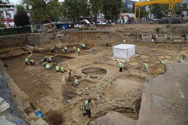 Beşiktaş'taki metro çalışmalarında bakın ne keşfettiler