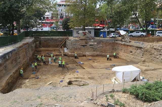 Beşiktaş'taki metro çalışmalarında bakın ne keşfettiler