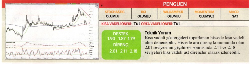 22 hisselik teknik analiz