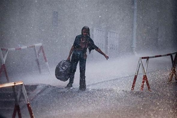 İstanbul kuvvetli yağışa teslim