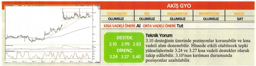 22 hisselik teknik analiz