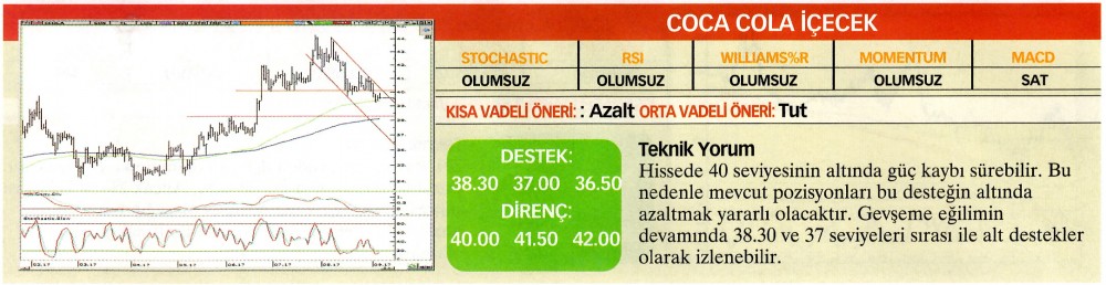 22 hisselik teknik analiz